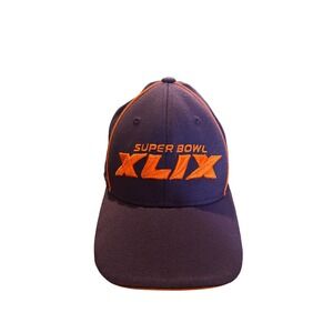 Super Bowl 49 XLIX NFL Hat Youth One Size Purple 2015 Patriots Seahawks Football